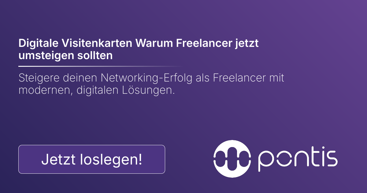Digitale Visitenkarten Warum Freelancer jetzt umsteigen sollten
