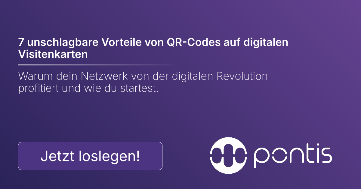 7 unschlagbare Vorteile von QR-Codes auf digitalen Visitenkarten
