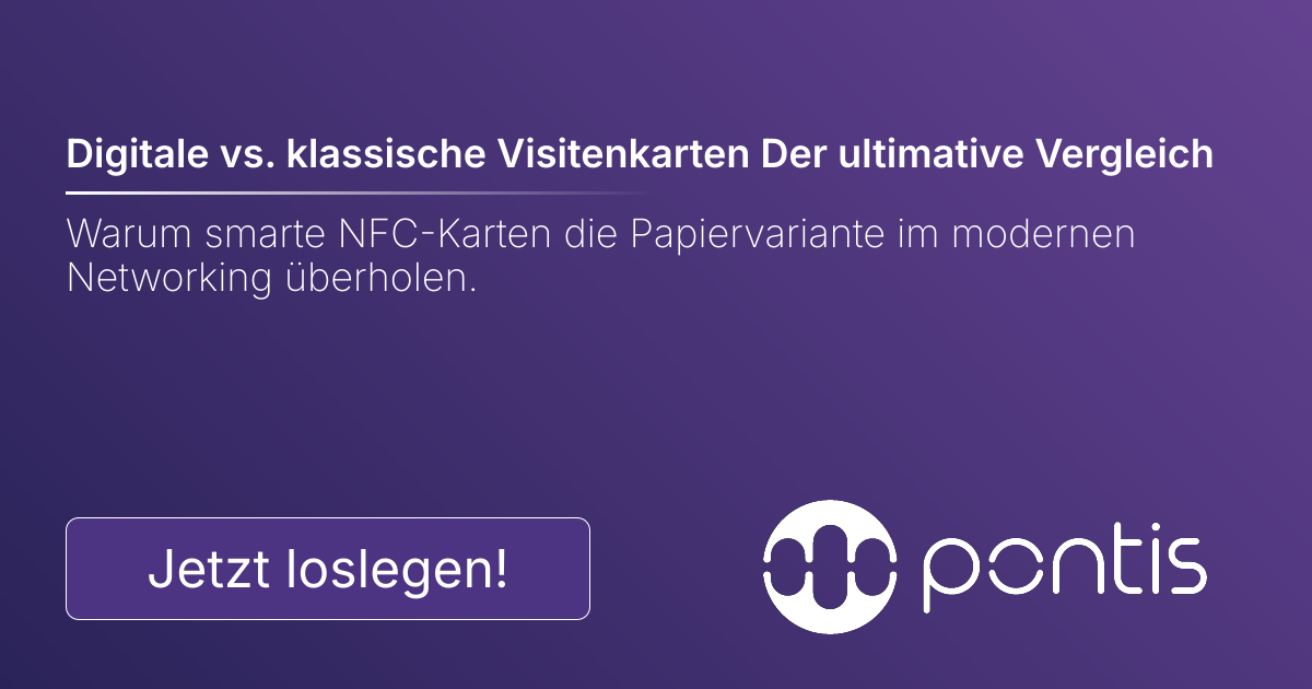 Digitale vs. klassische Visitenkarten Der ultimative Vergleich